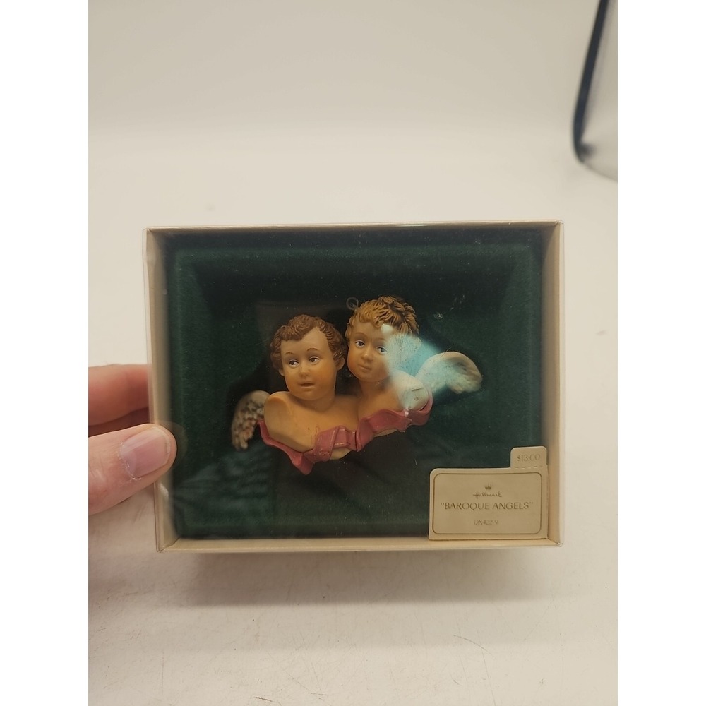 1983 Hallmark QX4229 "Baroque Angels" Ornament New